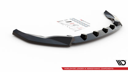 Front Ansatz V.3 für Nissan 370Z Facelift schwarz Hochglanz