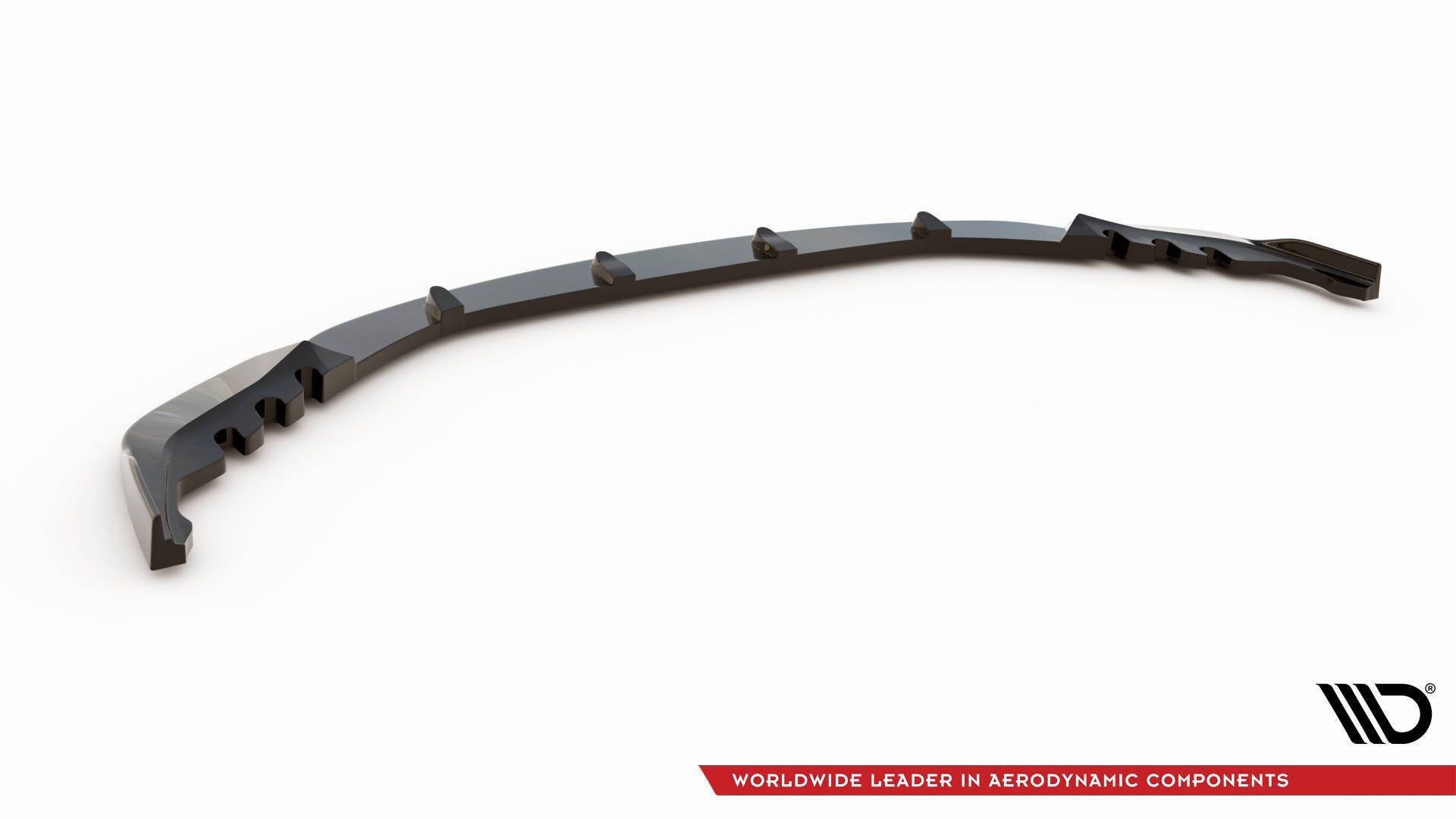 Front Ansatz V.3 für BMW M3 Limousine / Touring G80 / G81 schwarz Hochglanz