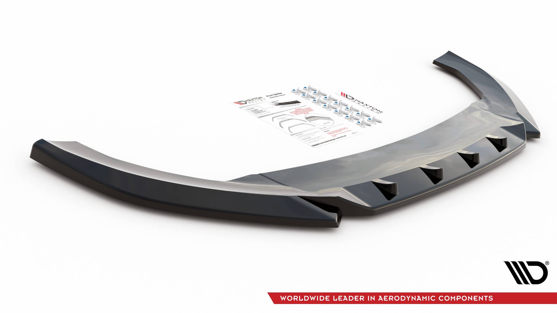 Front Ansatz V.3 für Cupra Leon Mk1 schwarz Hochglanz