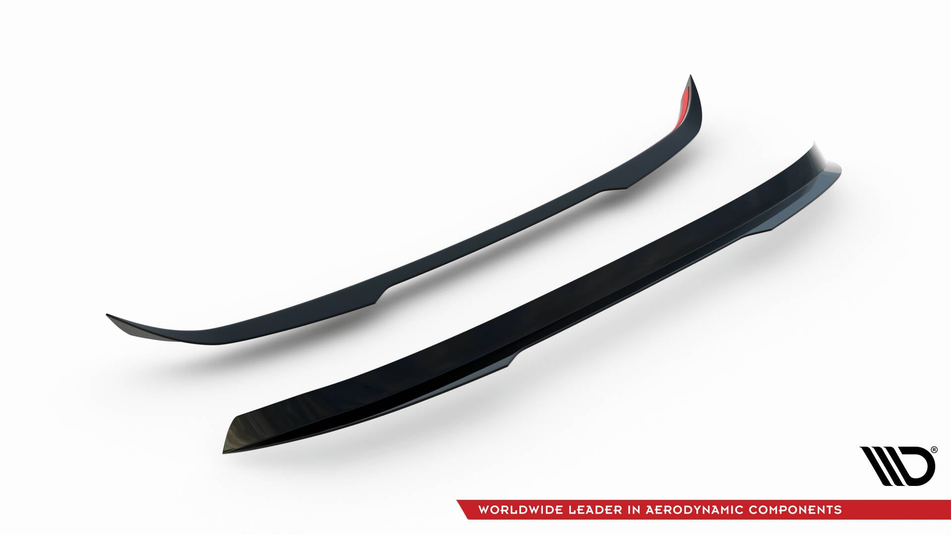 Spoiler CAP für Peugeot 207 Sport schwarz Hochglanz