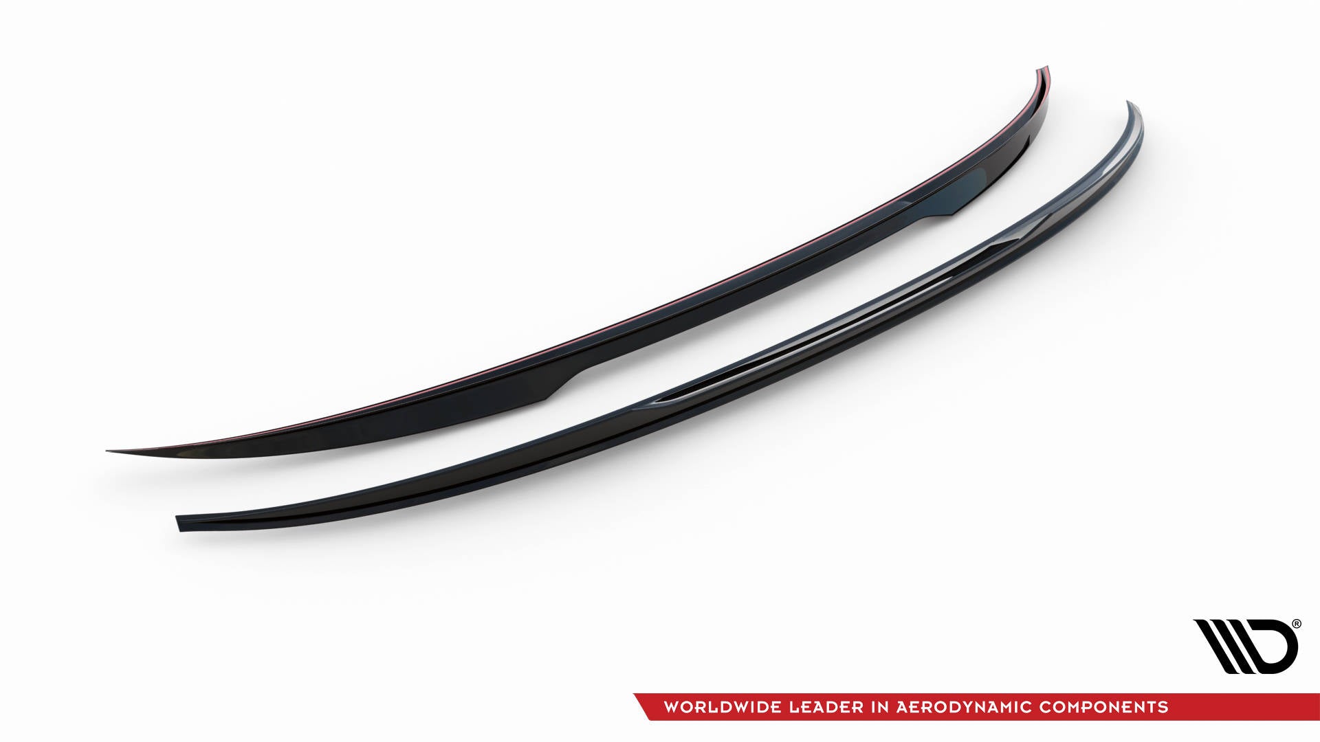 Spoiler CAP 3D für V.1 BMW X6 F16 M-Paket / X6 M F86 schwarz Hochglanz