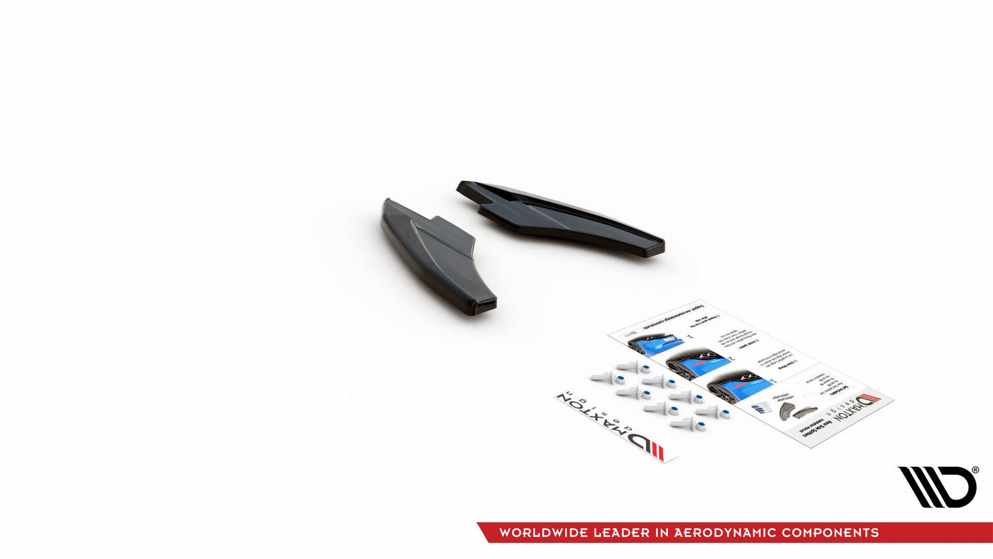 Heck Ansatz Flaps Diffusor V.2 für Audi S3 Sportback 8Y Carbon Look
