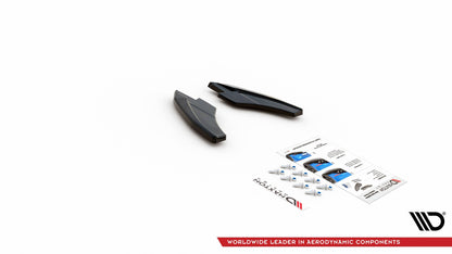 Heck Ansatz Flaps Diffusor V.2 für Audi S3 Sportback 8Y Carbon Look