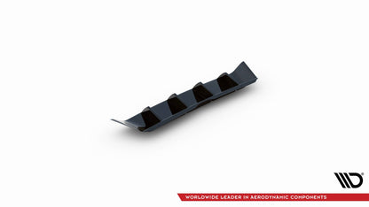 Diffusor Heck Ansatz für Skoda Kamiq Mk1 schwarz Hochglanz