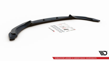 Front Ansatz für BMW M4 F82 schwarz Hochglanz