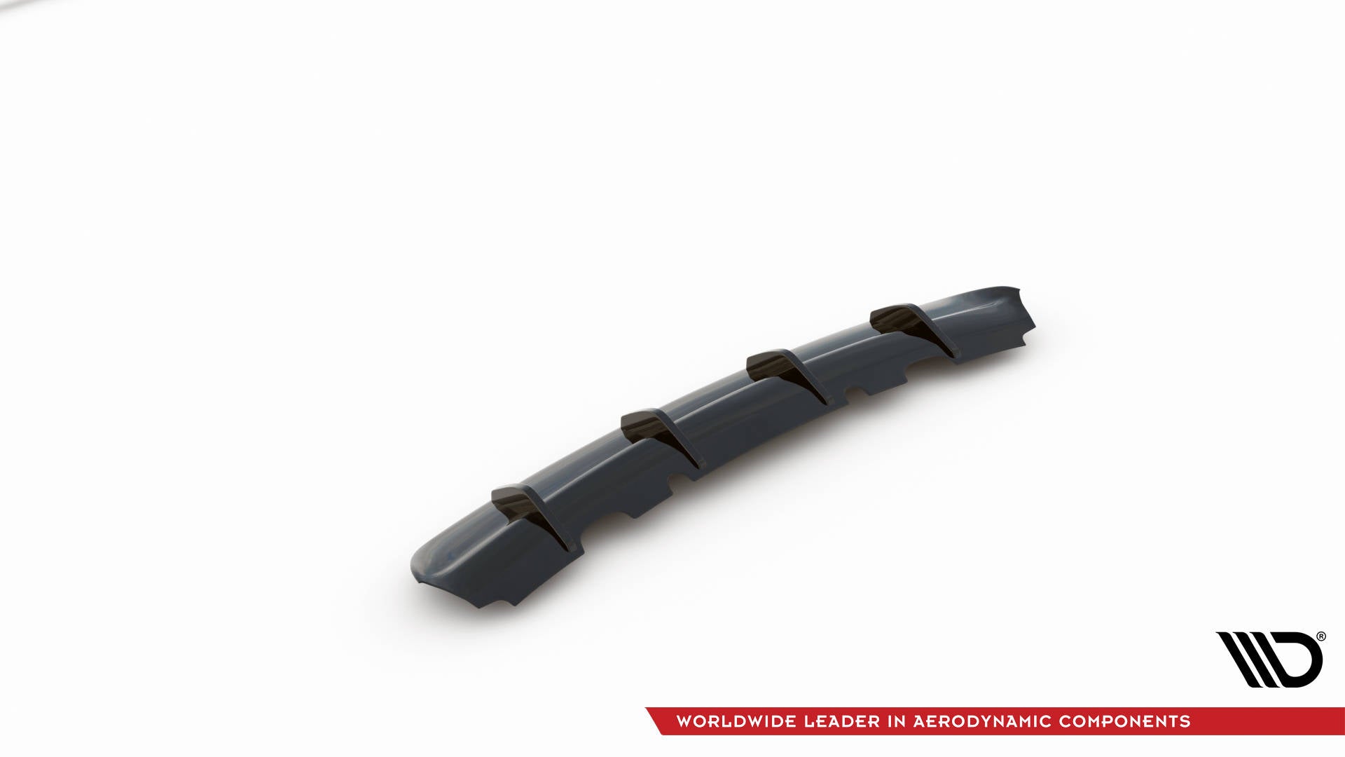 Diffusor Heck Ansatz für Ford Mondeo Mk5 schwarz Hochglanz