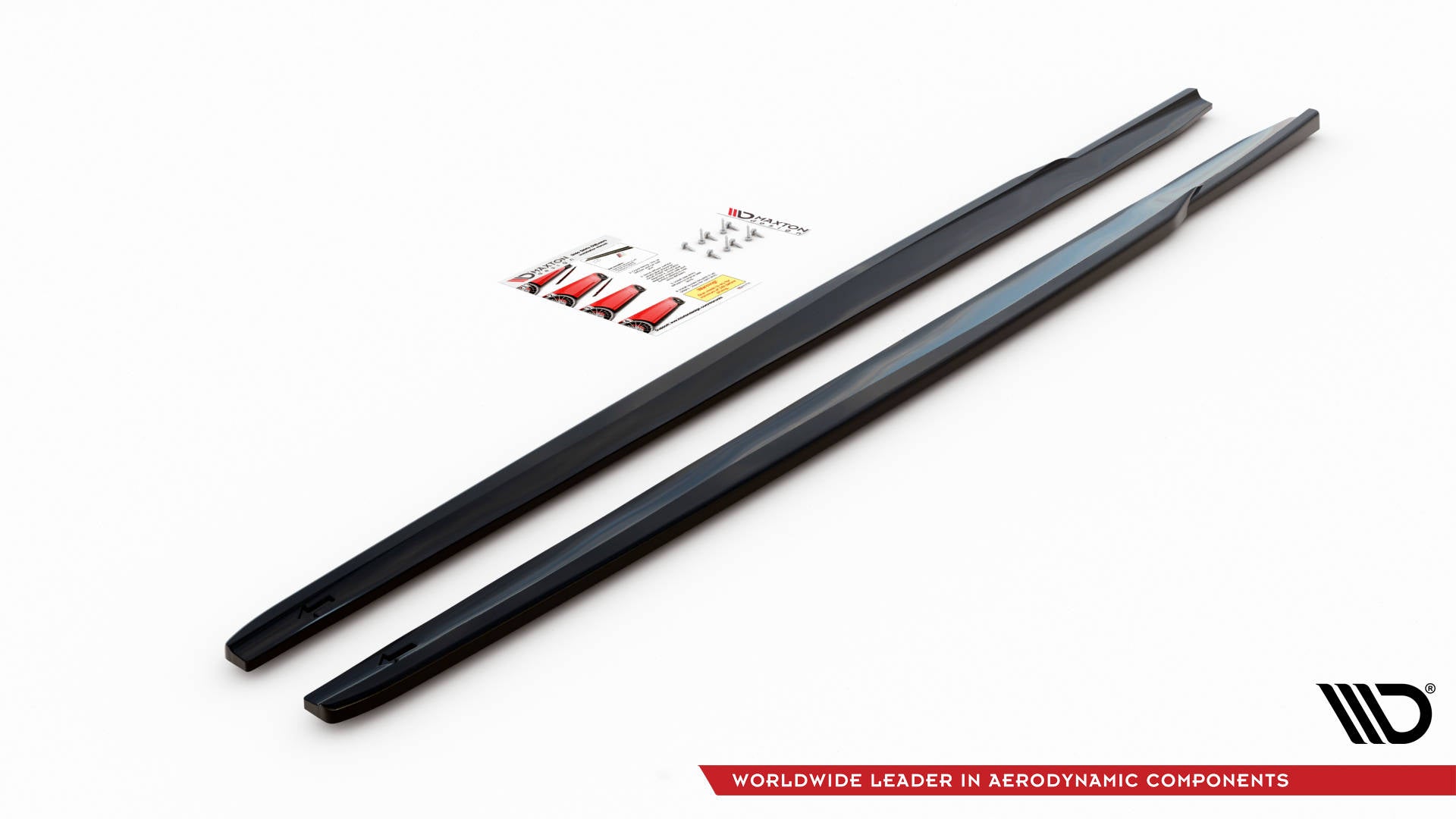 Seitenschweller Ansatz für V.1 für BMW 2 Gran Coupe M-Paket / M235i F44 schwarz Hochglanz