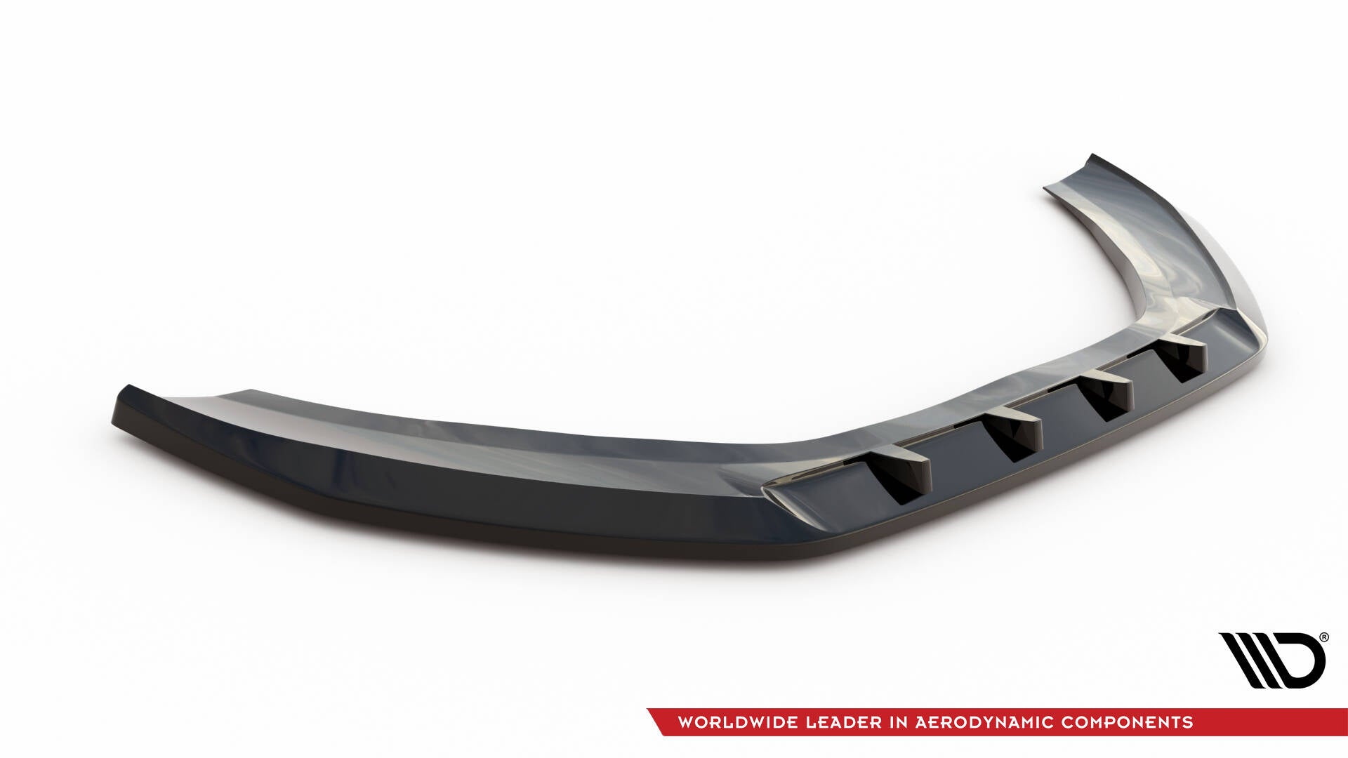 Front Ansatz V.3 für Audi A6 C7 schwarz Hochglanz