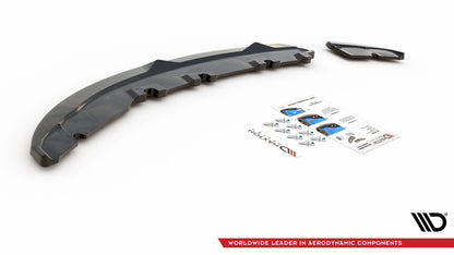 Heck Ansatz Flaps Diffusor V.1 für Alfa Romeo Giulietta  schwarz Hochglanz