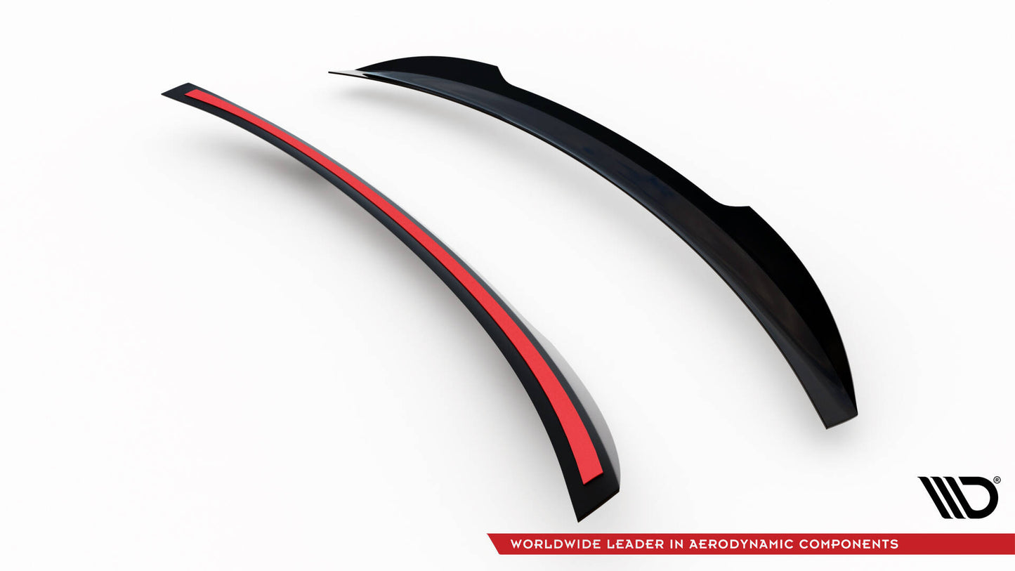Spoiler CAP für Jaguar XE R-Dynamic X760 Facelift schwarz Hochglanz