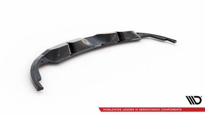 Mittlerer Cup Diffusor DTM Look Heck Ansatz für Renault Megane RS Mk3 schwarz Hochglanz