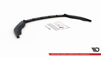 Front Ansatz V.1 für Skoda Fabia Mk3 schwarz Hochglanz