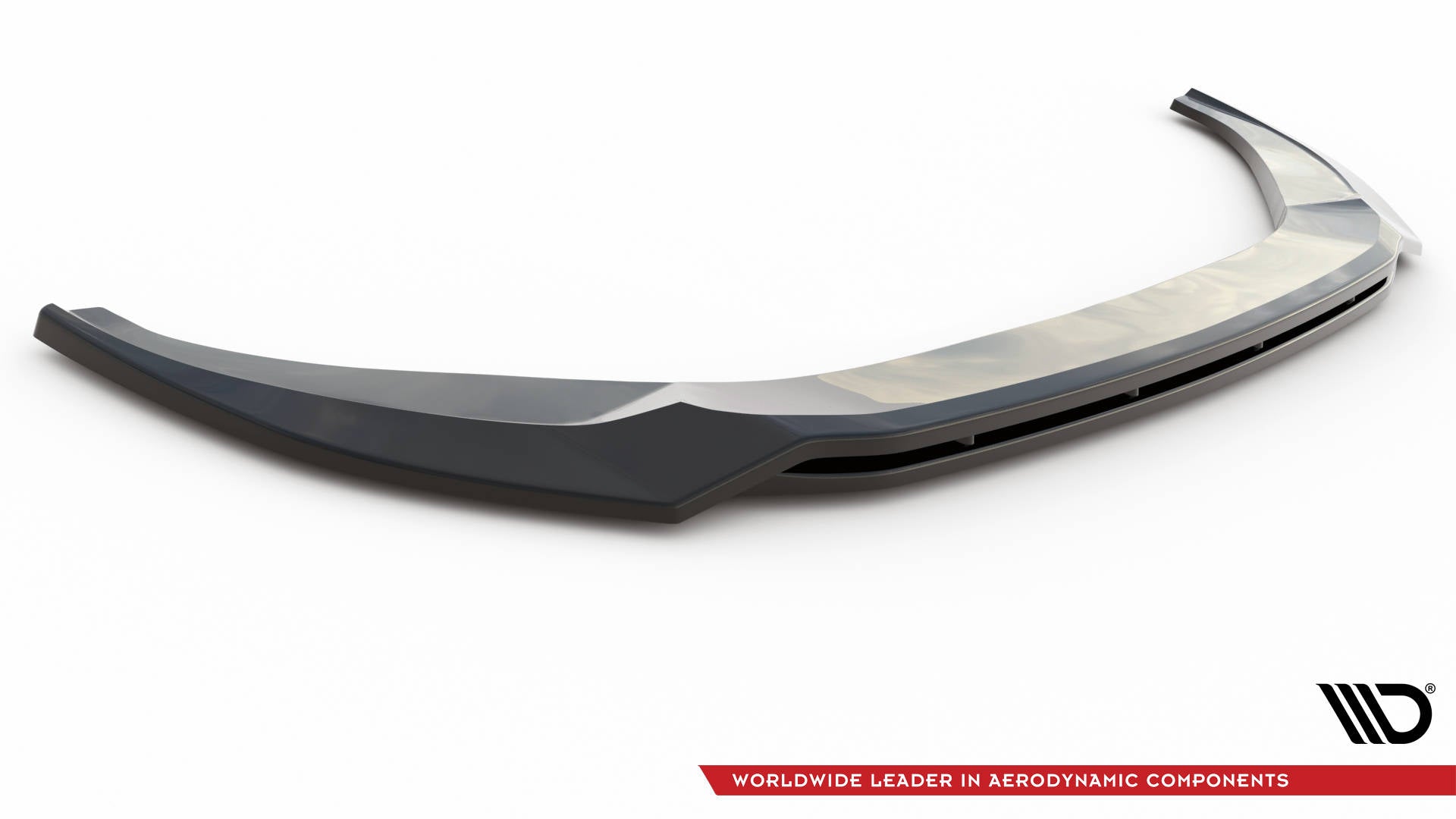Front Ansatz V.3 für Audi A6 C8 schwarz Hochglanz