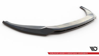 Front Ansatz V.3 für Audi A6 C8 schwarz Hochglanz