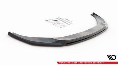Front Ansatz V.3 für Audi A6 S-Line / S6 C8 / C8 Facelift schwarz Hochglanz