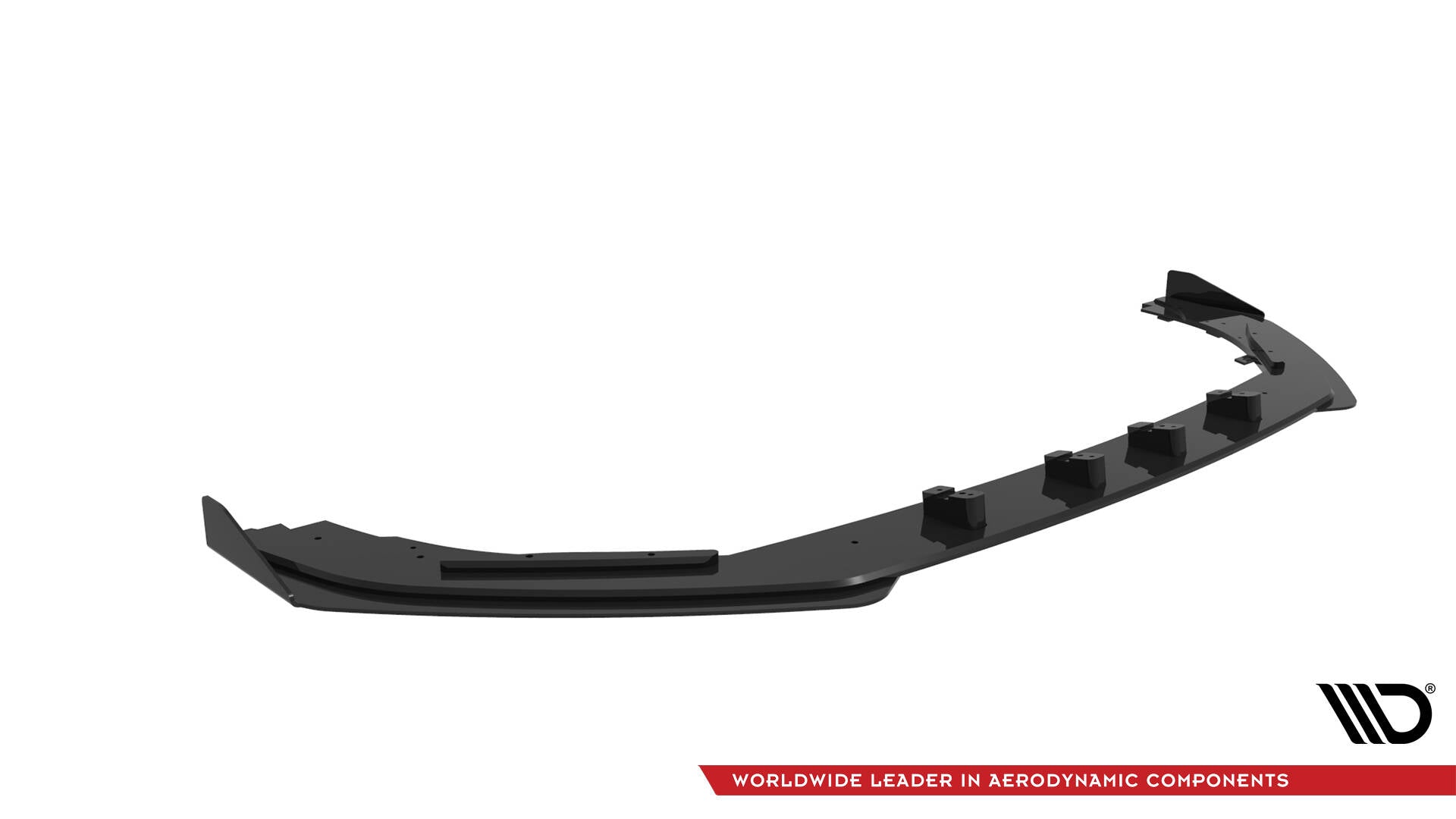 Street Pro Front Ansatz für +Flaps für V.1 + Flaps Audi RS3 Limousine 8V Facelift schwarz Hochglanz
