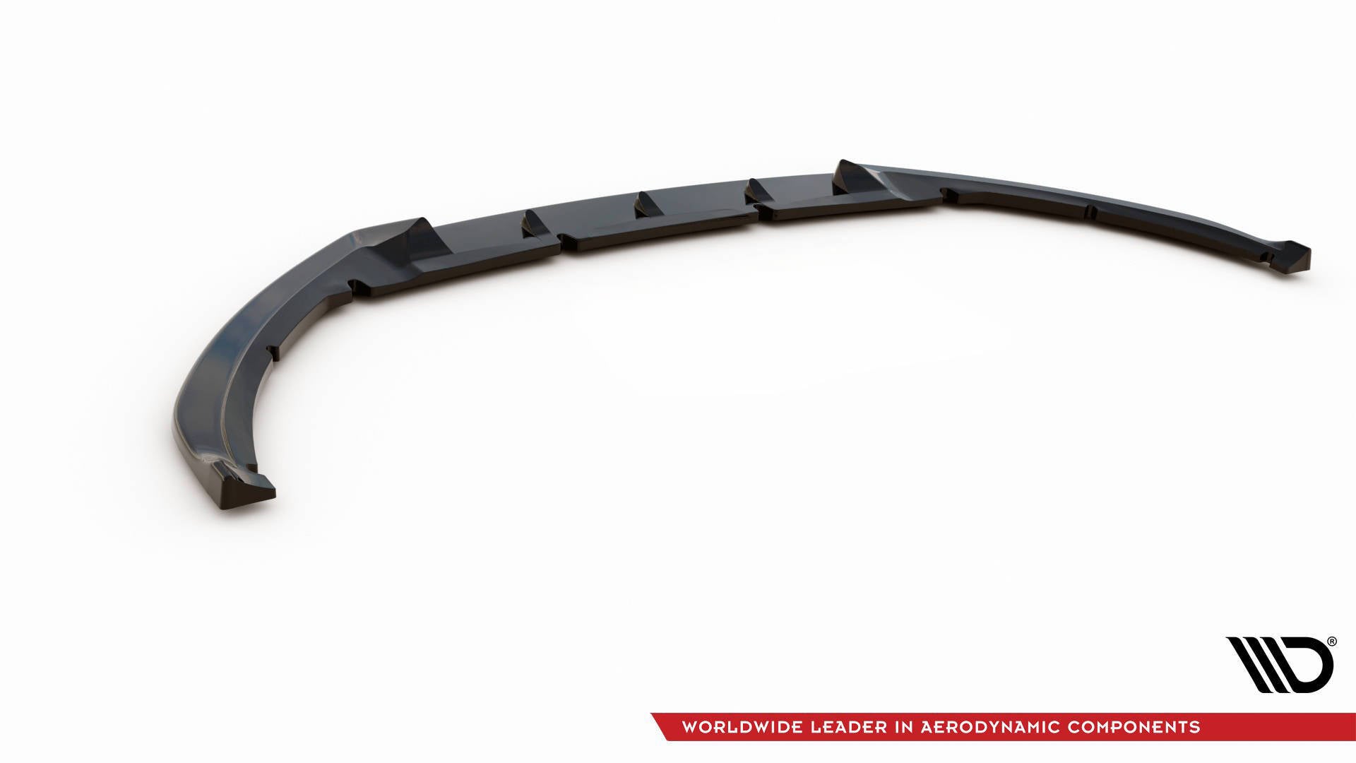 Front Ansatz V.4 für Ford Focus ST Mk3 Facelift schwarz Hochglanz