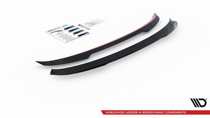 Spoiler CAP für Seat Leon FR ST Mk4 / Cupra Leon schwarz Hochglanz