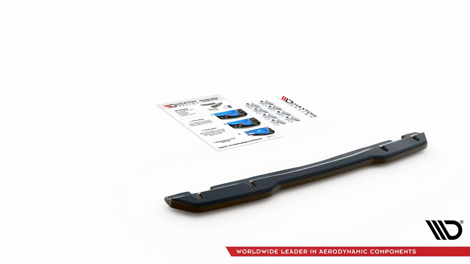 Mittlerer Diffusor Heck Ansatz für Toyota GR Yaris Mk4 Carbon Look