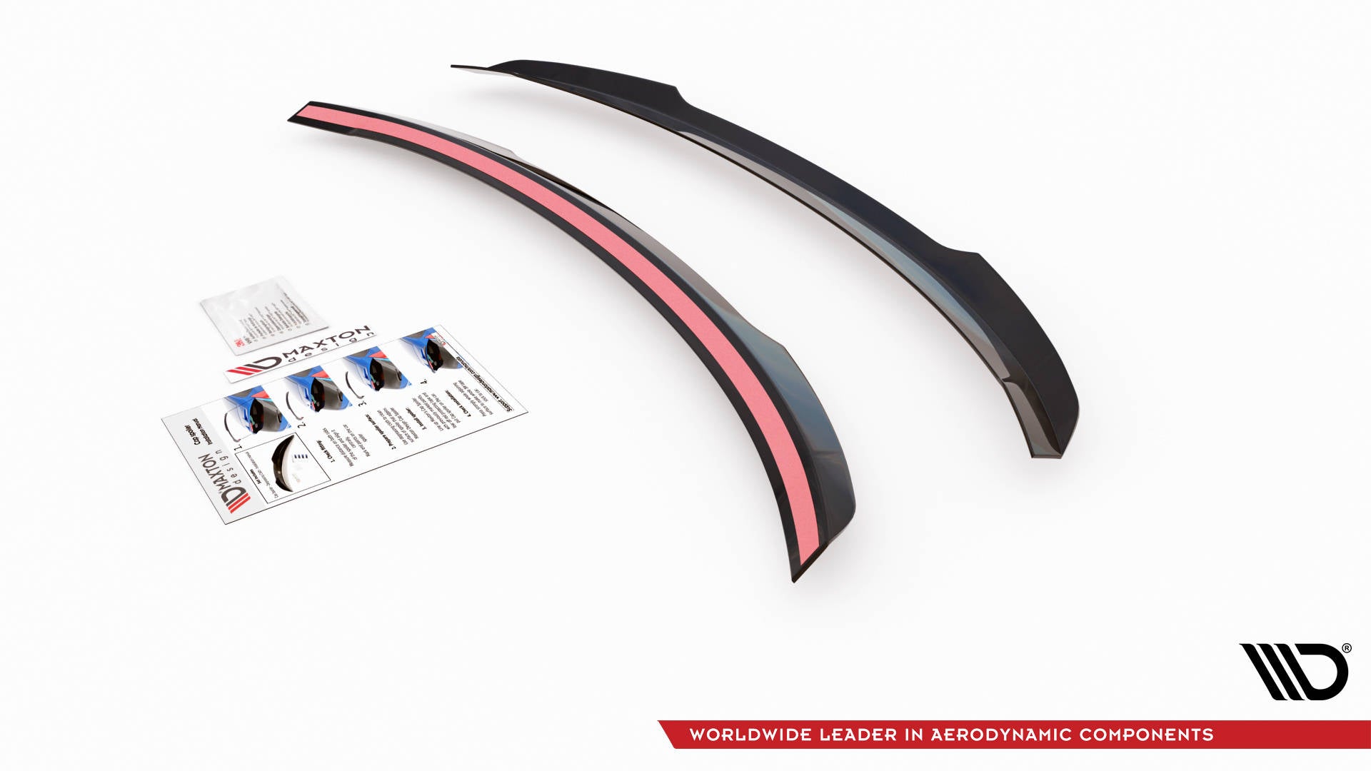 Spoiler CAP für Ford Mondeo Mk5 schwarz Hochglanz