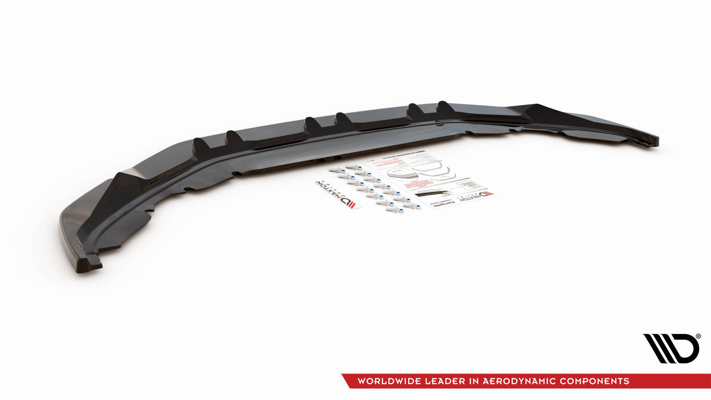 Front Ansatz für Volkswagen Tiguan Mk2 schwarz matt