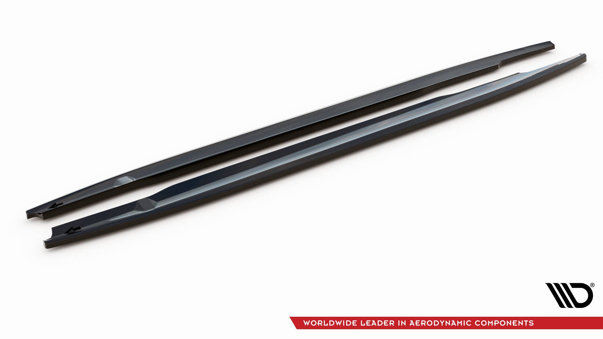 Seitenschweller Ansatz für Mercedes-Benz C AMG-Line / 43 AMG W206 schwarz Hochglanz