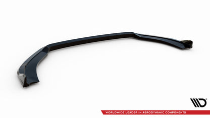 Front Ansatz V.4 für Audi RS3 Limousine 8V Facelift schwarz Hochglanz