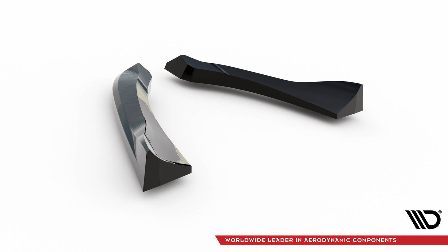 Heck Ansatz Flaps Diffusor für Mazda MX5 NC (Mk3) schwarz Hochglanz