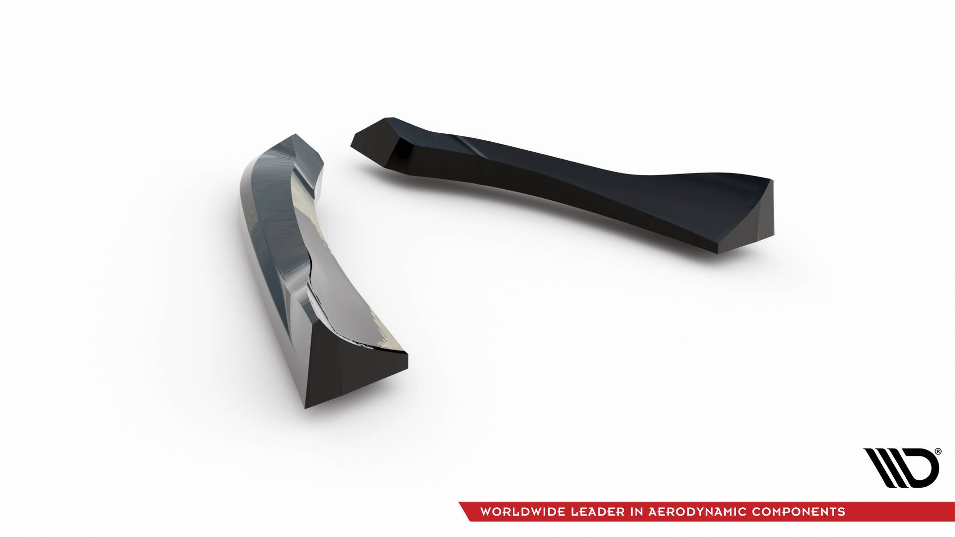 Heck Ansatz Flaps Diffusor für Mazda MX5 NC (Mk3) schwarz Hochglanz