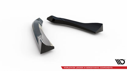 Heck Ansatz Flaps Diffusor für Mazda MX5 NC (Mk3) schwarz Hochglanz