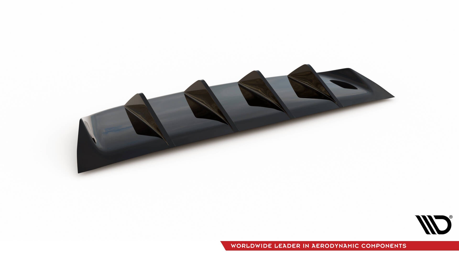 Diffusor Heck Ansatz für BMW M6 Gran Coupe / Coupe / Cabriolet F06 / F13 / F12 schwarz Hochglanz