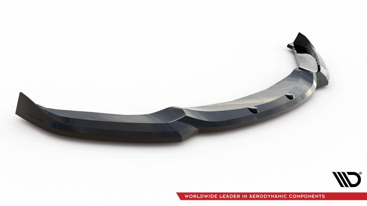 Front Ansatz V.6 für BMW 4er Coupe / Gran Coupe / Cabrio M-Paket F32 / F36 / F33 schwarz Hochglanz