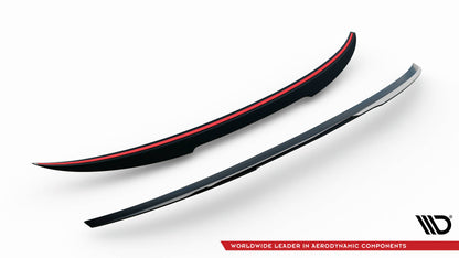Spoiler CAP für BMW 4er F32 schwarz Hochglanz