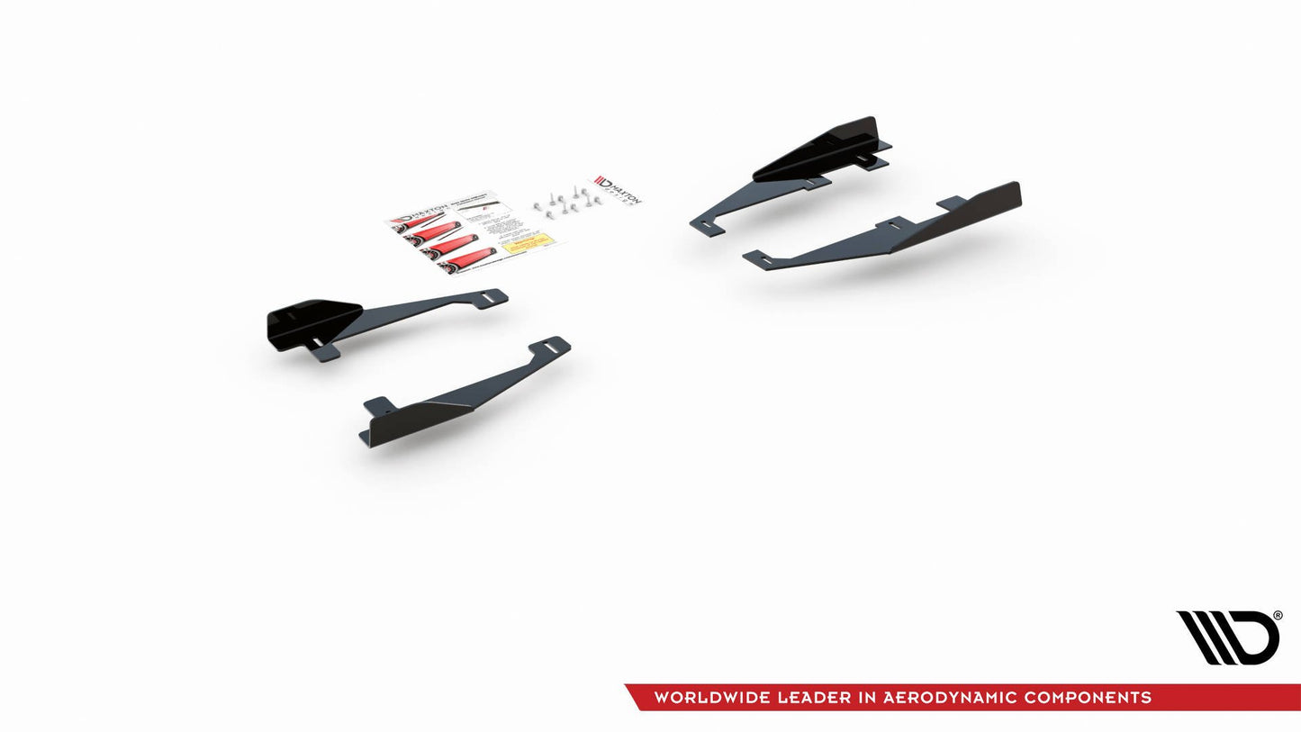 Seitenschweller Flaps für VW Arteon R-Line schwarz Hochglanz