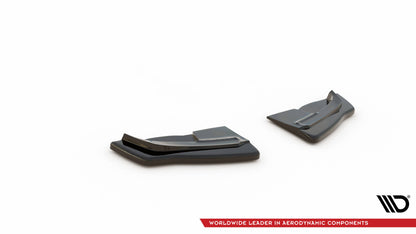 Heck Ansatz Flaps Diffusor für RENAULT CLIO III RS Carbon Look