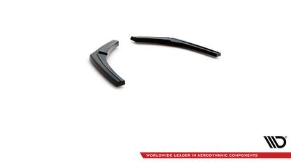Heck Ansatz Flaps Diffusor für BMW 1er F20/F21 M-Power Facelift Carbon Look