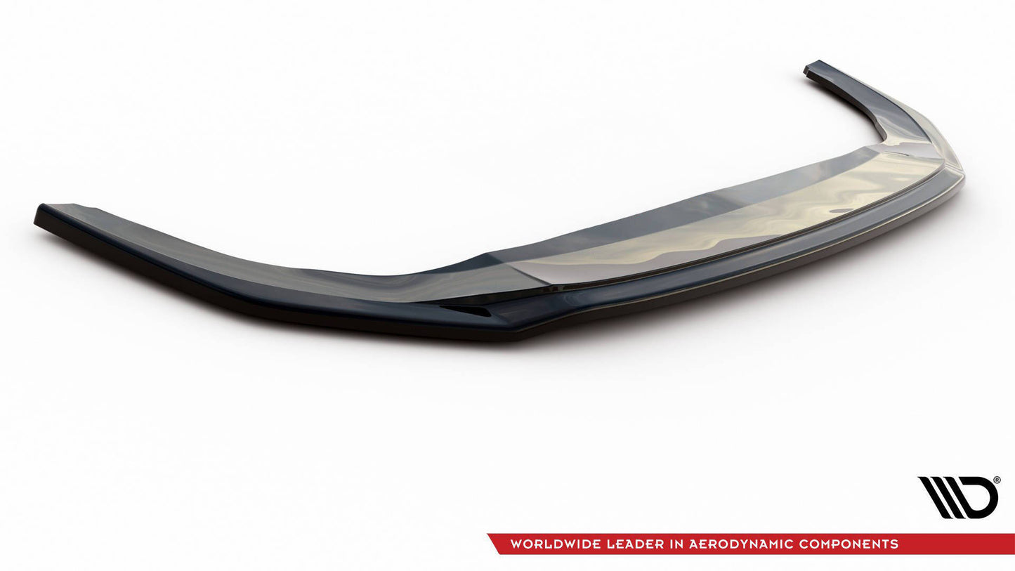 Front Ansatz V.4 für VW Golf GTI / GTE / GTD / R-Line Mk8 schwarz Hochglanz