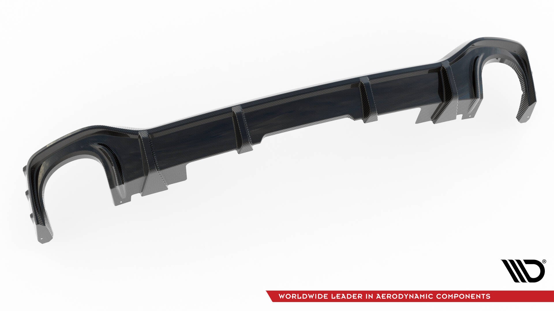 Prepreg Carbon Fiber Diffusor Heck Ansatz für Audi RSQ8 Mk1