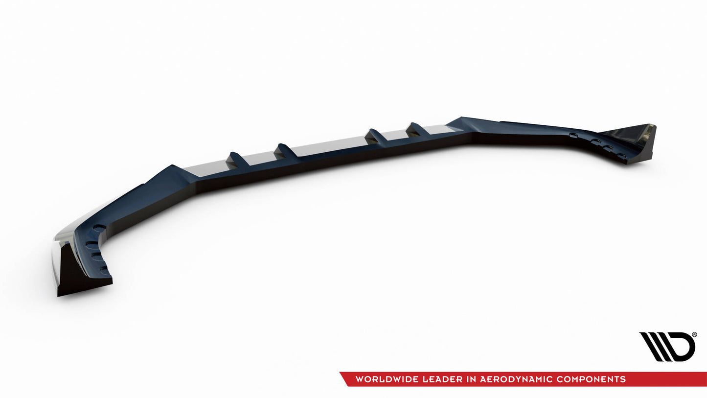 Front Ansatz V.2 für BMW X5 M F95 Facelift schwarz Hochglanz