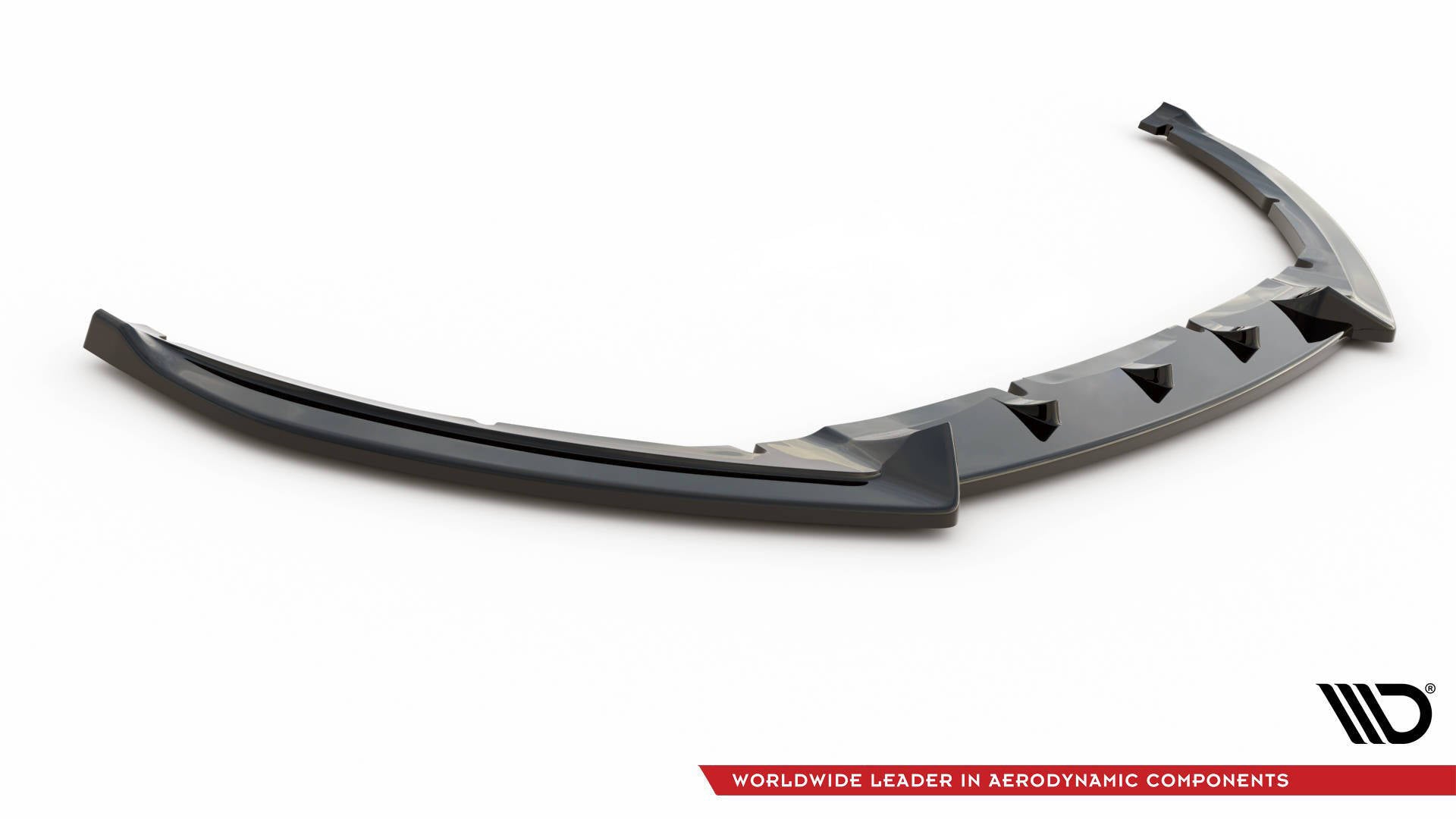 Front Ansatz V.4 für Ford Focus ST Mk3 Facelift schwarz Hochglanz