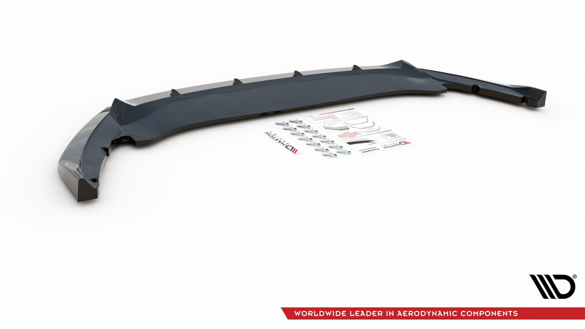 Front Ansatz V.1 für Skoda Octavia Mk4 schwarz Hochglanz
