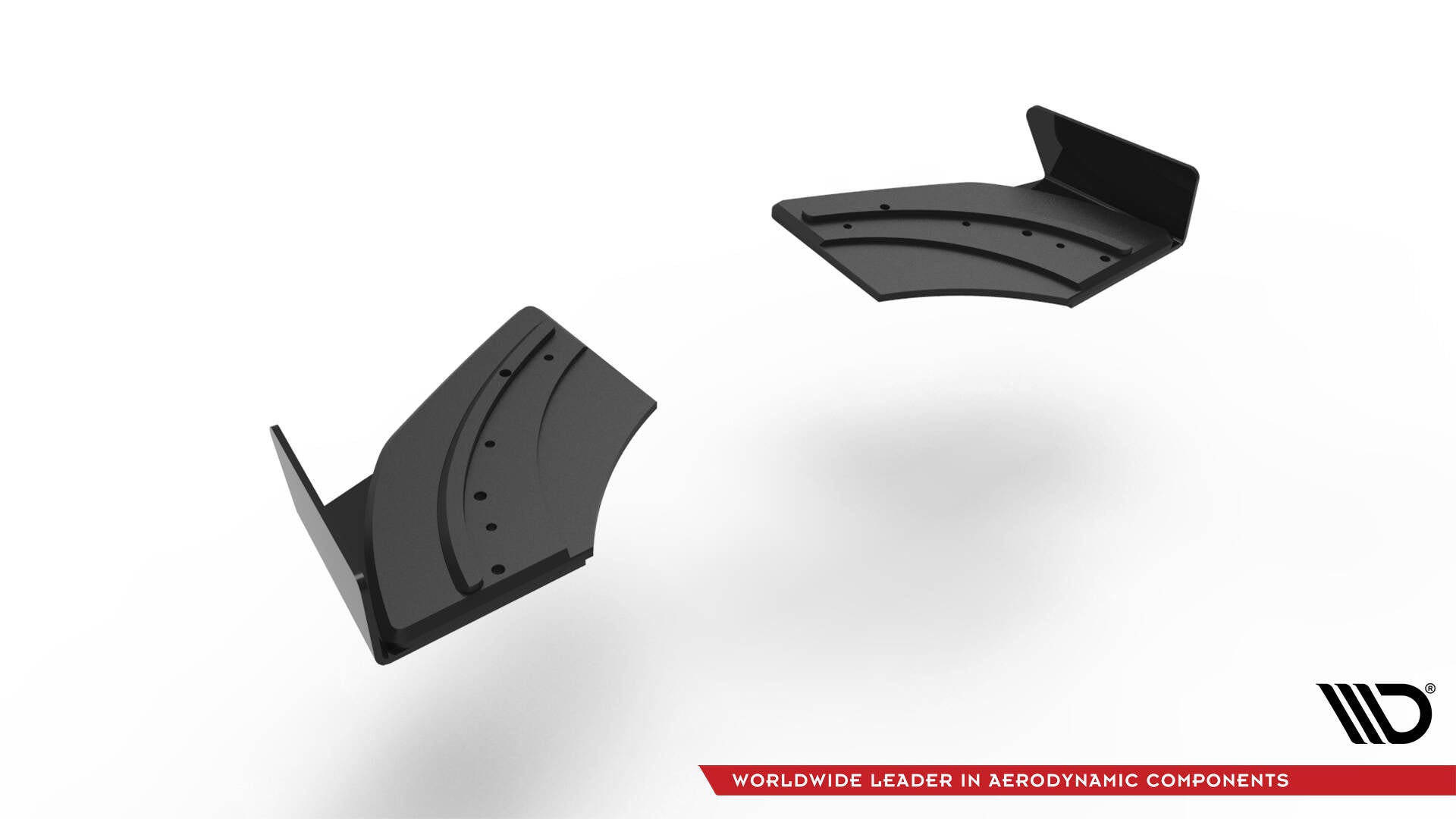 Street Pro Heck Ansatz Flaps Diffusor + Flaps für VW Scirocco R Mk3 schwarz Hochglanz