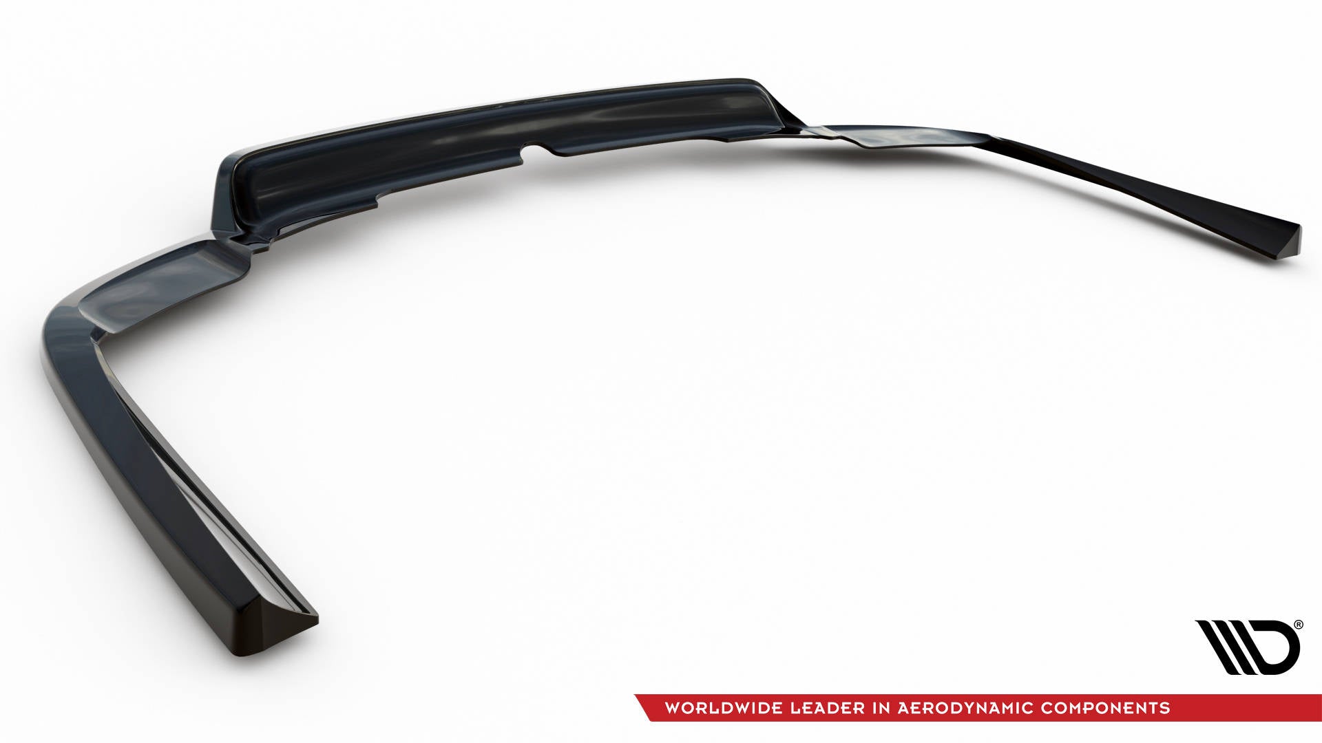 Mittlerer Cup Diffusor DTM Look Heck Ansatz für Volvo XC90 R-Design Mk2 Facelift schwarz Hochglanz