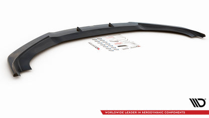 Front Ansatz V.1 für Tesla Model S Facelift schwarz Hochglanz