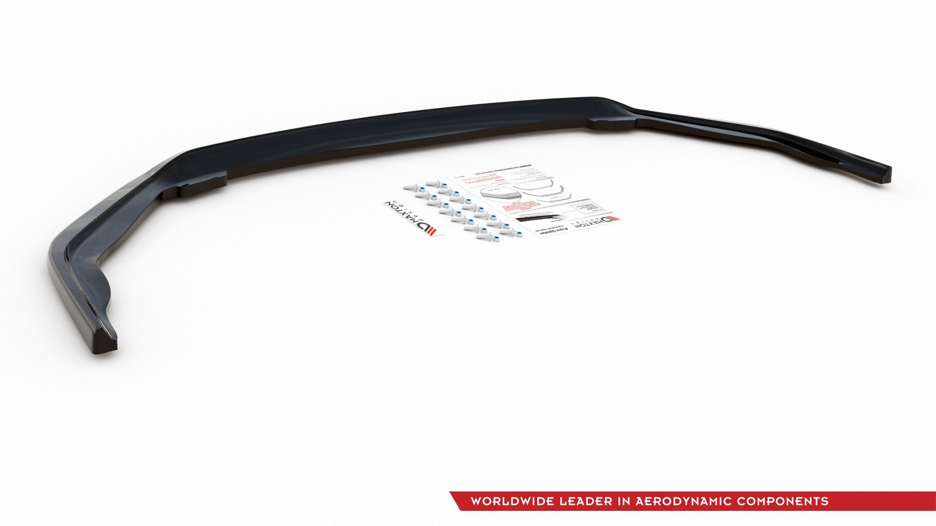 Front Ansatz für Toyota Corolla XII Limousine  schwarz Hochglanz