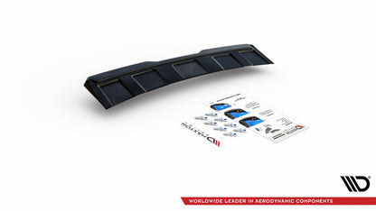 Heckansatz Skoda Kodiaq RS Mk1 / Mk1 Facelift schwarz Hochglanz