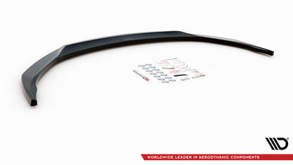 Front Ansatz V.3 für Opel Insignia Mk2 schwarz Hochglanz