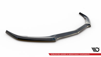 Front Ansatz V.1 für Mercedes-AMG C63 Limousine / Kombi W205 Facelift schwarz Hochglanz