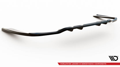 Mittlerer Cup Diffusor DTM Look Heck Ansatz für Mercedes-Benz C AMG-Line W205 Facelift schwarz Hochglanz