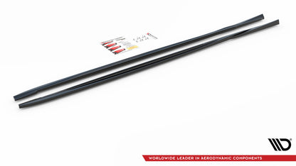 Seitenschweller Ansatz für Volvo V70 Mk3 Carbon Look